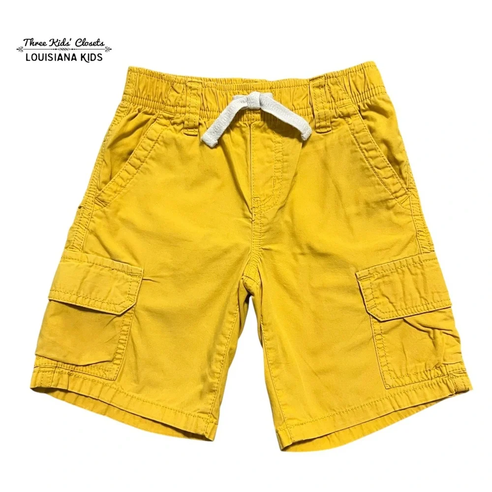 Gymboree 3T Yellow Pull-On Cargo Shorts
